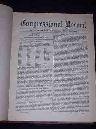 Congressional Records