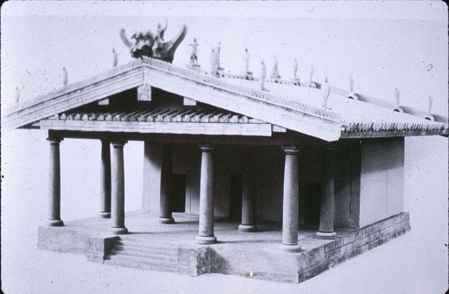 Model of Portonaccio Sanctuary of Minerva