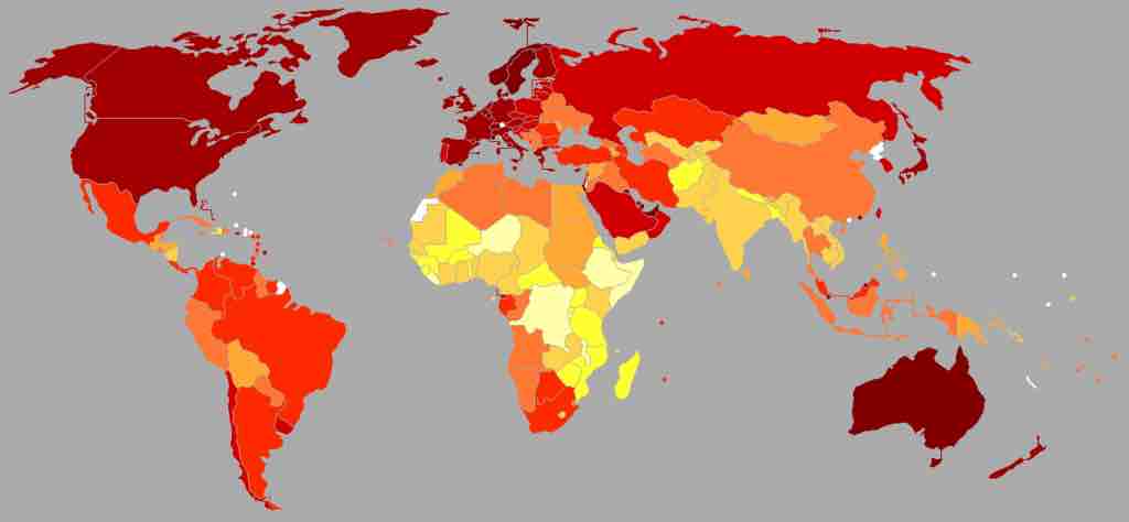 GDP per capita 2011