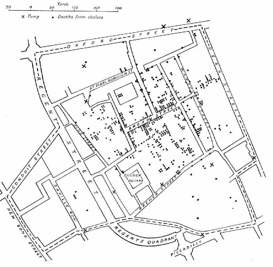London Cholera Map