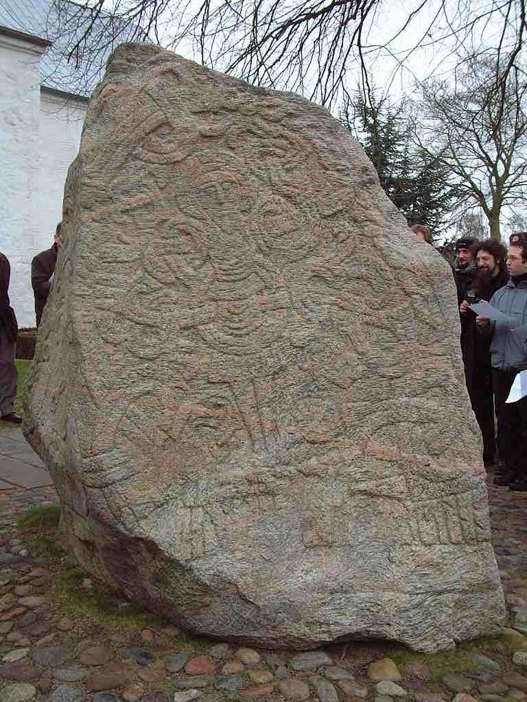 Harald's Stone: Carving of Christ