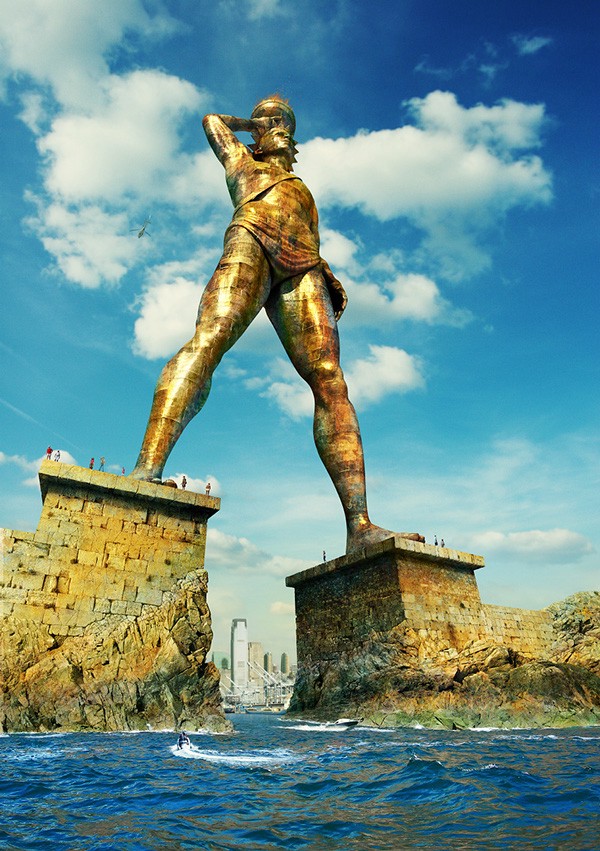 Photo of the Colossus of Rhodes statue