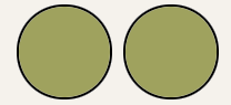 Search results showing two distinct circles, representing double the amount of search results