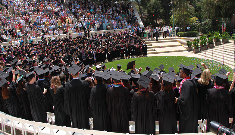 This is an image of a graduation ceremony.