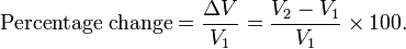 Percent Change
