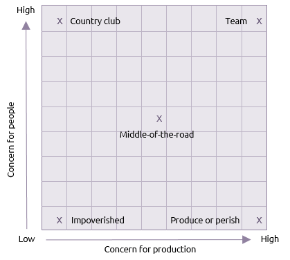 blake and mouton's managerial grid